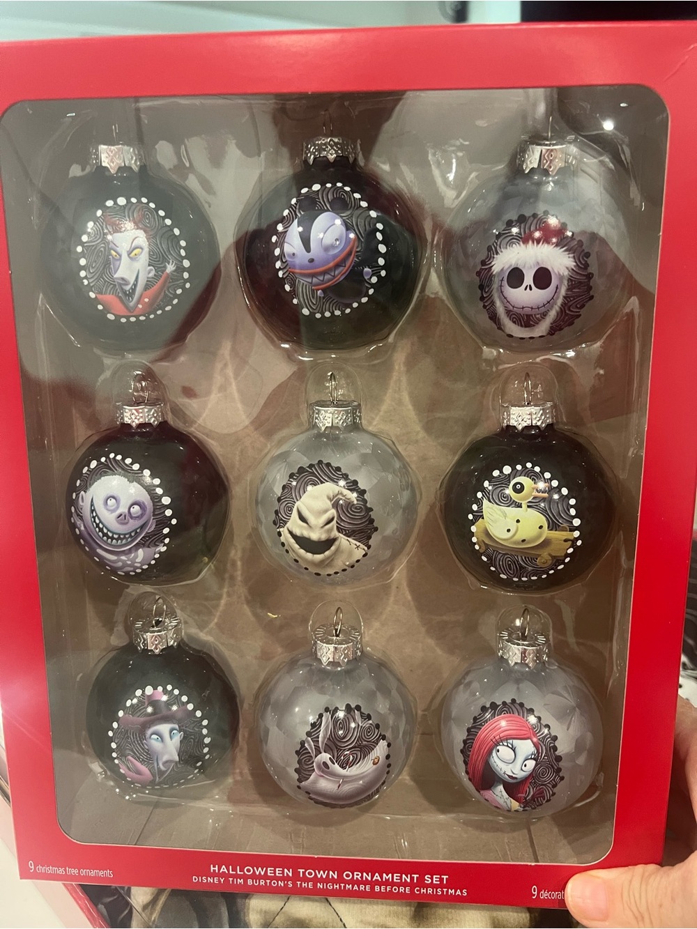Disney The Nightmare Before Christmas Character Ornament Set - Black & Gray